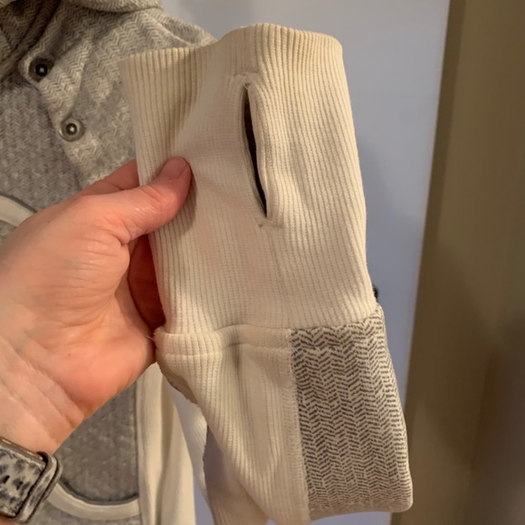 Lululemon Scuba Hoodie Special Edition Ghost Herringbone Detachable Sleeves - Picture 8 of 12